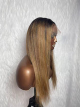 {LAST-PIECE-CLEARANCE} 12x6 Knot-Free Fitted Skin Melt Lace Straight Human Hair Wig