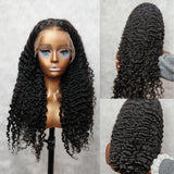 Skin Melt Full Lace (Whole Lace Cap) Burmese Curls Delicate Hairline Human Hair Lace Wig