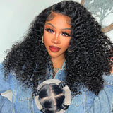 Skin Melt Full Lace (Whole Lace Cap) Burmese Curls Delicate Hairline Human Hair Lace Wig