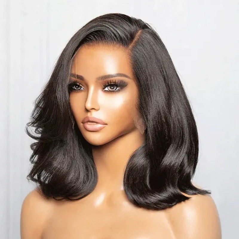 Full lace human shop hair bob wigs