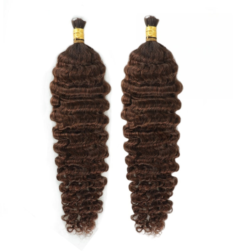 Burmese Curls Bulk Hair Human Hair Extension For Boho Knotless Braiding