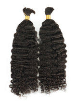 Burmese Curls Bulk Hair Human Hair Extension For Boho Knotless Braiding