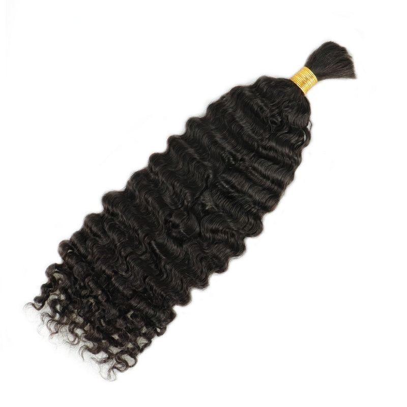 Burmese Curls Bulk Hair Human Hair Extension For Boho Knotless Braiding