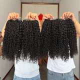 Soft Feather Crochet 3C Curly 100g Braid Human Hair Extensions