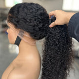 Lagos Hairline Skin Melt 360 Lace Invisible Strap Human Hair Wig Deep Curly