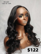 {LAST-PIECE-CLEARANCE} 13x6 Knot-Free Fitted Human Hair Lace Front Wig Body Wave