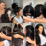 Skin Melt Full Lace (Whole Lace Cap) Burmese Curls Delicate Hairline Human Hair Lace Wig