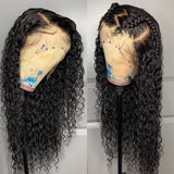 Full Lace 200% Natural Hairline HD/Transparent Human Hair Lace Wig Water Wave
