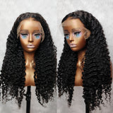Full Lace Fake Scalp Burmese Curls Wig Preplucked Virgin Human Hair Lace Wig