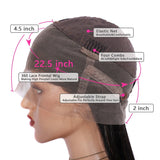 Eva | Preplucked Virgin Human Hair 360 Lace Wig | Silky Straight