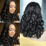 Upgraded Drawstring Dome Cap 3D Fitted Pre-Cut HD Lace Closure Wig Funmi Curls