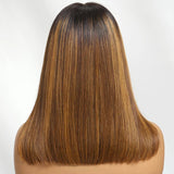 {50% Off} 9x6 HD Skin Melt Lace Highlight Bob Closure Wig