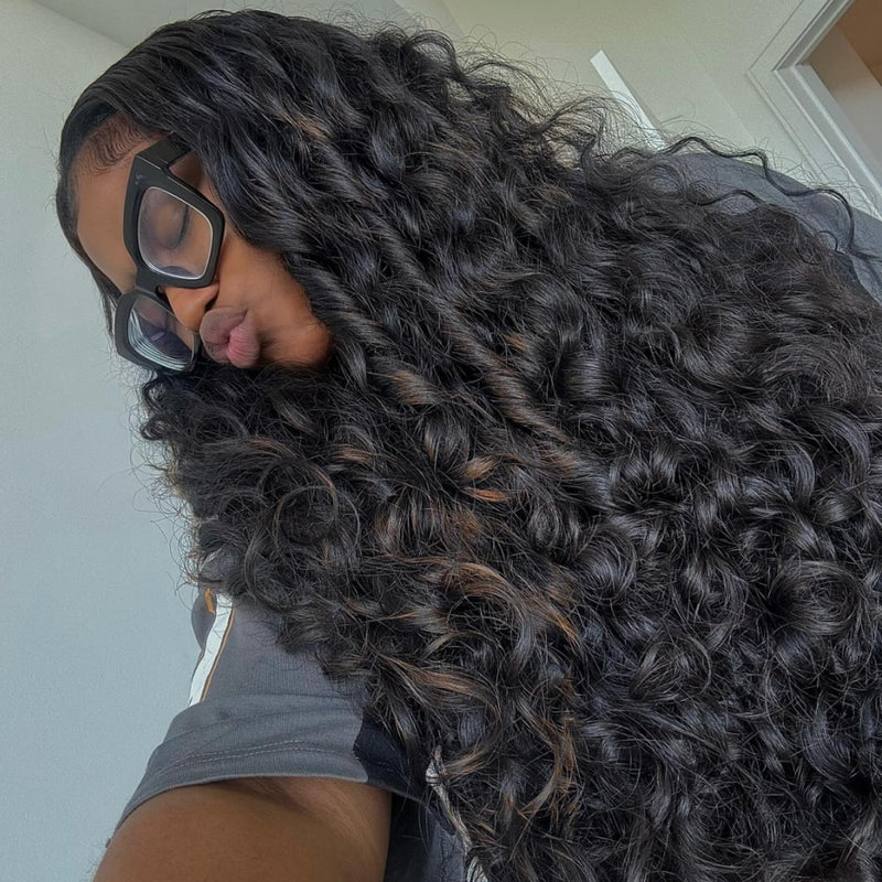 KNOT-FREE - 13x6 Skin Melt Lace Preplucked Human Hair Frontal Wig | Indian Wave