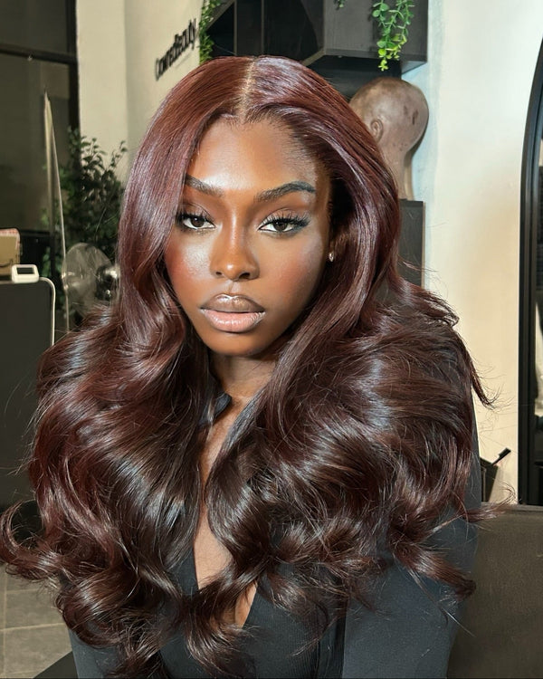 Lagos Hairline Preshaped M Hairline 13x6 Skin Melt Lace Front Wig Brown