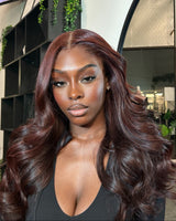 Lagos Hairline Preshaped M Hairline 13x6 Skin Melt Lace Front Wig Brown