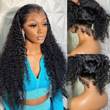 Lagos Hairline Skin Melt 360 Lace Invisible Strap Human Hair Wig Curly/Burmese Curls