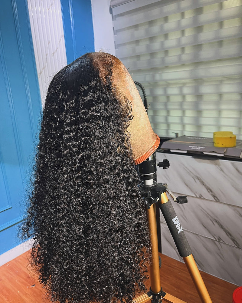 Jessie | 13X6 Deep Parting Preplucked Lace Front Wig | Curly