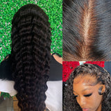 13x4 Knot-Free FULL FRONTAL HD Skin Melt Lace Preplucked Human Hair Lace Wig | Loose Wave