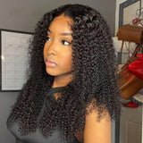 Skin Melt Full Lace (Whole Lace Cap) Kinky Curly Delicate Hairline Human Hair Lace Wig