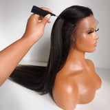 CLEARANCE 4X4/13x4 Transparent Lace Wig 250% Human Hair Wig Yaki