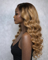 13x4/13x6 Ombre Blonde Pre-Plucked Human Hair Lace Frontal Wig