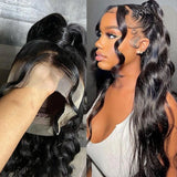 Skin Melt Full Lace (Whole Lace Cap) Body Wave Delicate Hairline Human Hair Lace Wig
