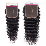 HD Skin Melt Lace Pre-Plucked 4x4/5x5 Lace Closure Human Hair Wave Textures (Not Wig)
