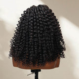 KNOT-FREE - 13x6 Skin Melt Lace Preplucked Human Hair Frontal Wig | Wand Curl