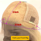 Kamaria  | Highlight Platinum Grey Blonde Human Hair Body Wave Lace Front Wig