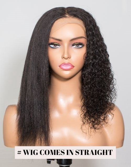 Skin Melt Lace 2 in 1 Preplucked Human Hair 13x6 Lace Front Wig | WET & WAVY REVERTIBLE WIG