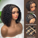 5x5 Pre-Braided HD Skin Melt Lace Glueless Human Hair Lace Wig