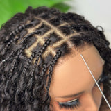 5x5 Pre-Braided HD Skin Melt Lace Glueless Human Hair Lace Wig