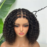 5x5 Pre-Braided HD Skin Melt Lace Glueless Human Hair Lace Wig