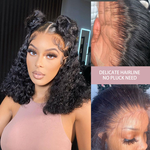 Boutique Skin Melt Lace + Delicate Hairline Frontal Bob Wigs Loose Wave