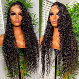 13*6 Skin Melt Lace Front Water Wave Wig Invisible Swiss Lace+ Invisible Knots