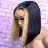 On Sale Highlight Human Hair Bob T Part Lace Wig