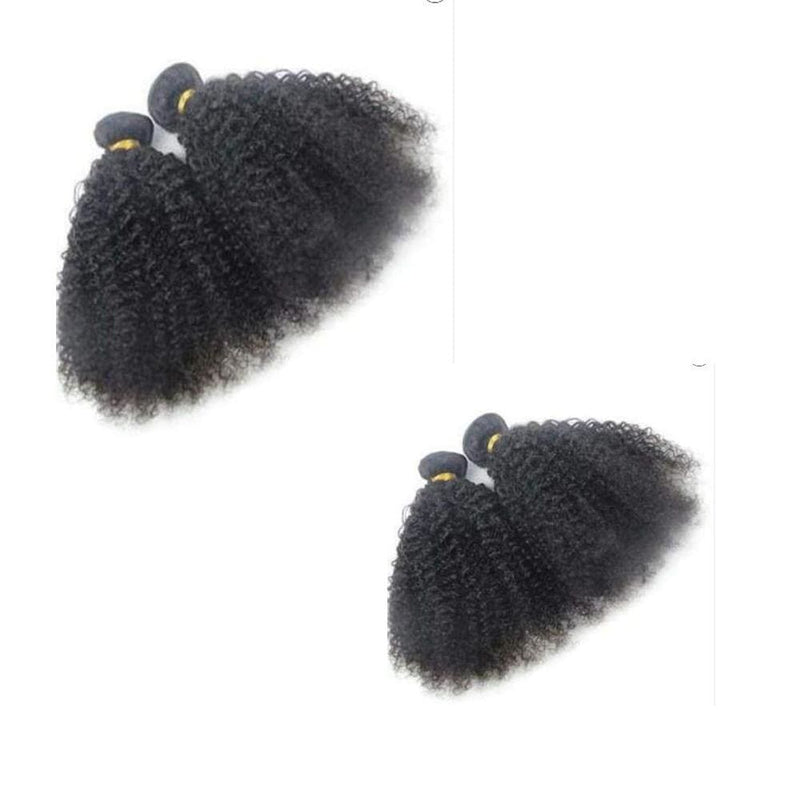 4 Bundles Brazilian Hair Weave Afro curly
