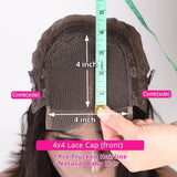 NEW Launch 4X4 Skin Melt Closure Wig Invisible Swiss Lace