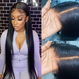 5x5 Closure and 3 Bundles Virgin Human Hair Skin Melt Lace Straight