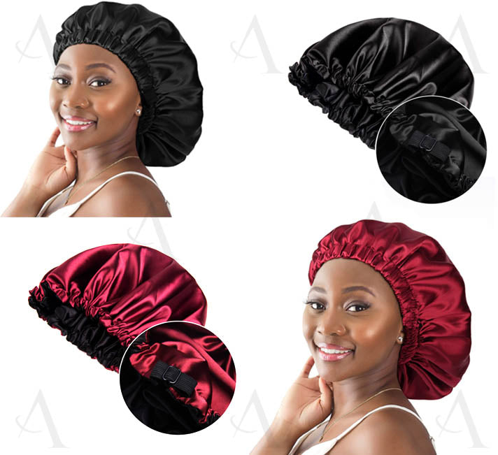 Satin Silky Bonnet Sleeping Cap