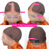 On Sale Ginger Bob Human Hair Wig T Part Lace Front Wig