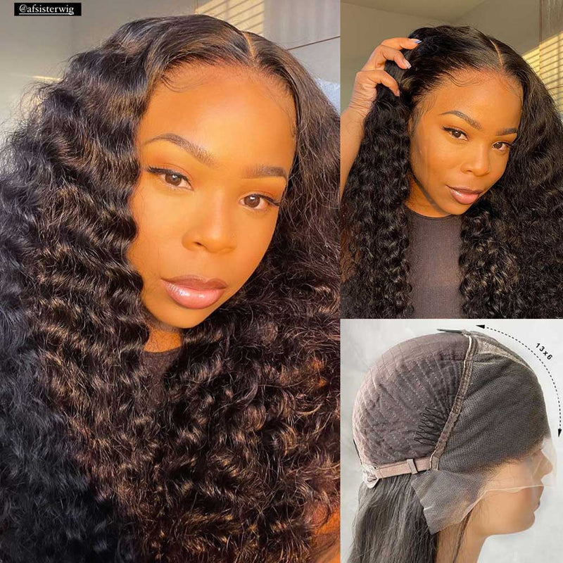 13x6 3D FULL FRONTAL Skin Melt Lace Preplucked Human Hair Lace Front Wig | Loose Wave
