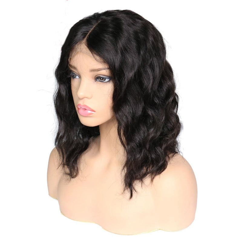 Adela| Preplucked Virgin Human Hair 360 Bob Lace Wig | Body Wave
