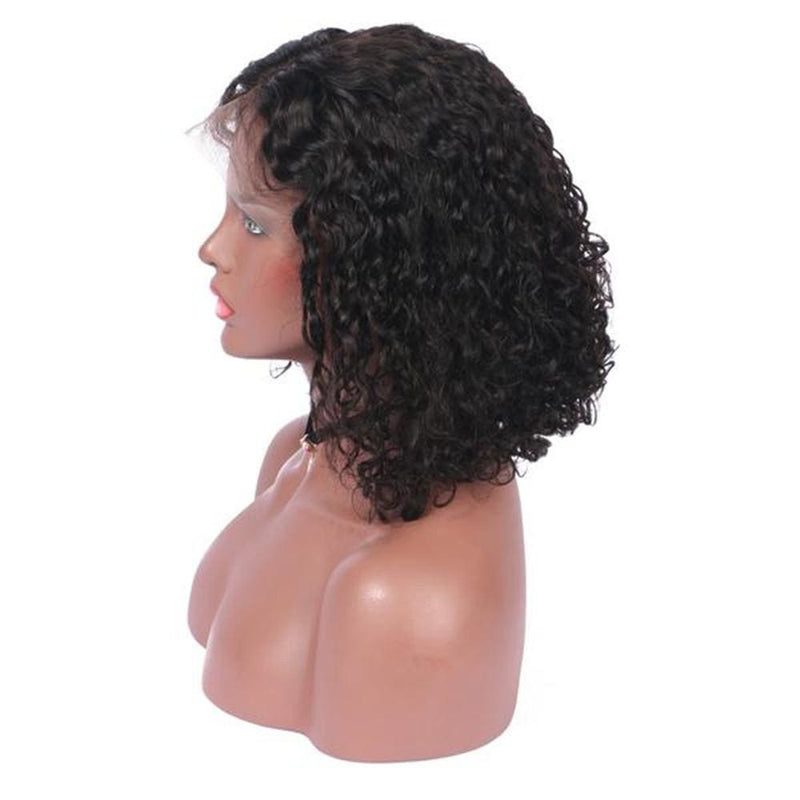Alisa| Preplucked Virgin Human Hair 360 Bob Lace Wig | Deep Curly