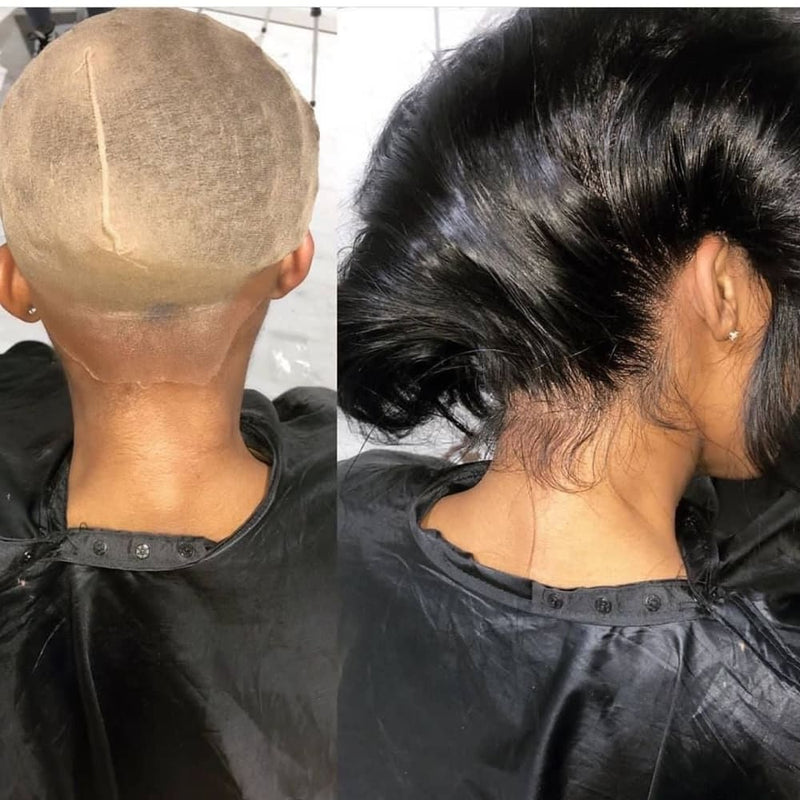 Alisa| Preplucked Virgin Human Hair 360 Bob Lace Wig | Deep Curly