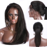 Amina | Full Lace Preplucked Virgin Human Hair Wig | Yaki