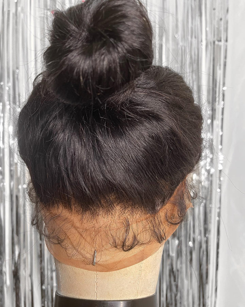 Skin Melt Full Lace 360 Invisible Adjustable Strap Delicate Hairline Human Hair Frontal Wig | Yaki