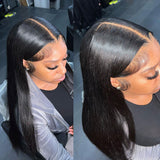 Jada | Diamond Fake Scalp 13X6 Human Hair Lace Front Wig | Silky Straight