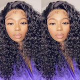 Cherry | 13X6 Preplucked Wet And Wavy Virgin Human Hair Lace Wig | Water Wave