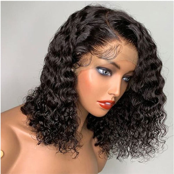 Christina | Preplucked Virgin Human Hair Lace Wig | Deep Wave